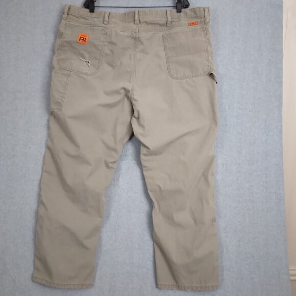Wrangler | 48X30 Riggs Workwear FR Utility Carpenter Pants Khaki - Picture 5 of 12